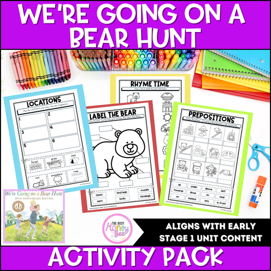 We're Going on a Bear Hunt Activity Pack