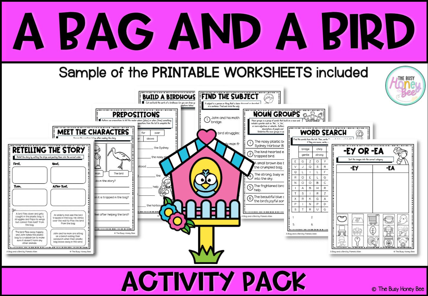 A Bag and a Bird Activity Pack -