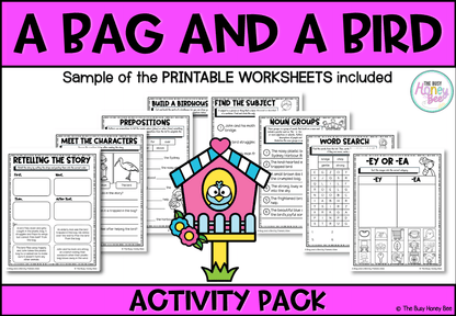 A Bag and a Bird Activity Pack -