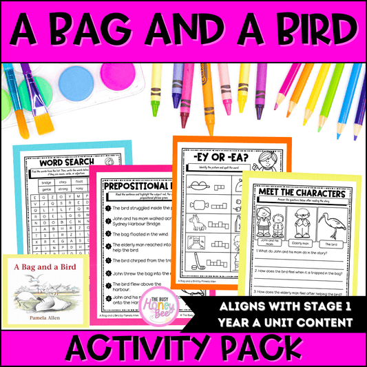 A Bag and a Bird Activity Pack -