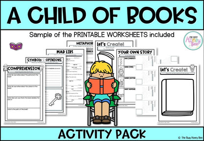 A Child of Books Activity Pack - Activity Pack