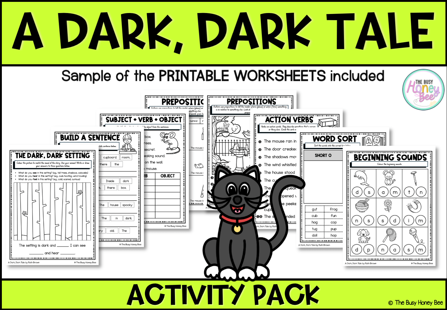 A Dark, Dark Tale Activity Pack - Activity Pack