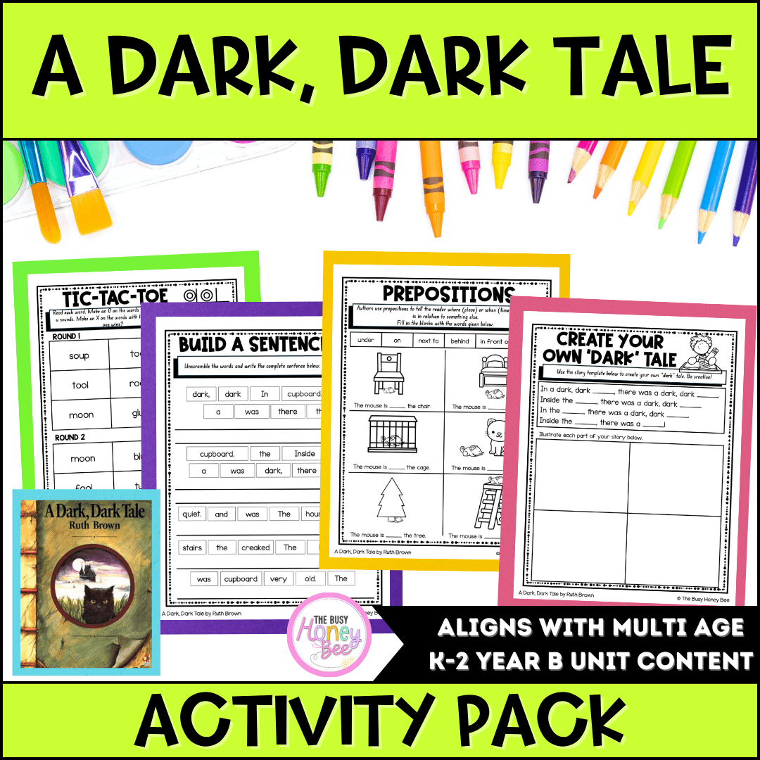 A Dark, Dark Tale Activity Pack - Activity Pack