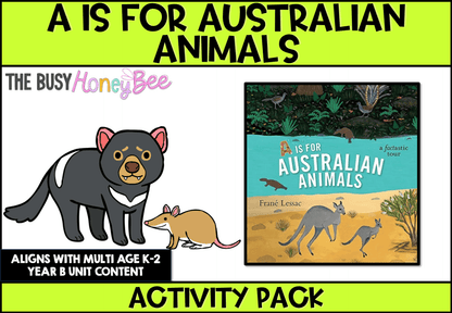 A is for Australian Animals Activity Pack - Activity Pack