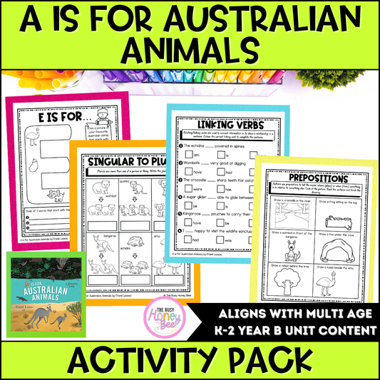A is for Australian Animals Activity Pack - Activity Pack