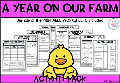 A Year on Our Farm Activity Pack -
