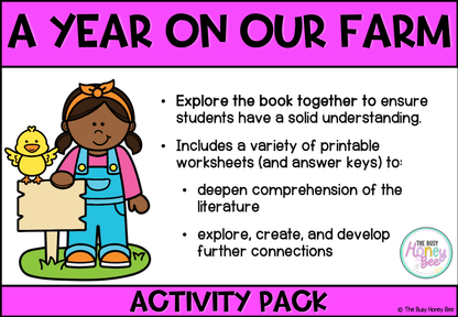 A Year on Our Farm Activity Pack -