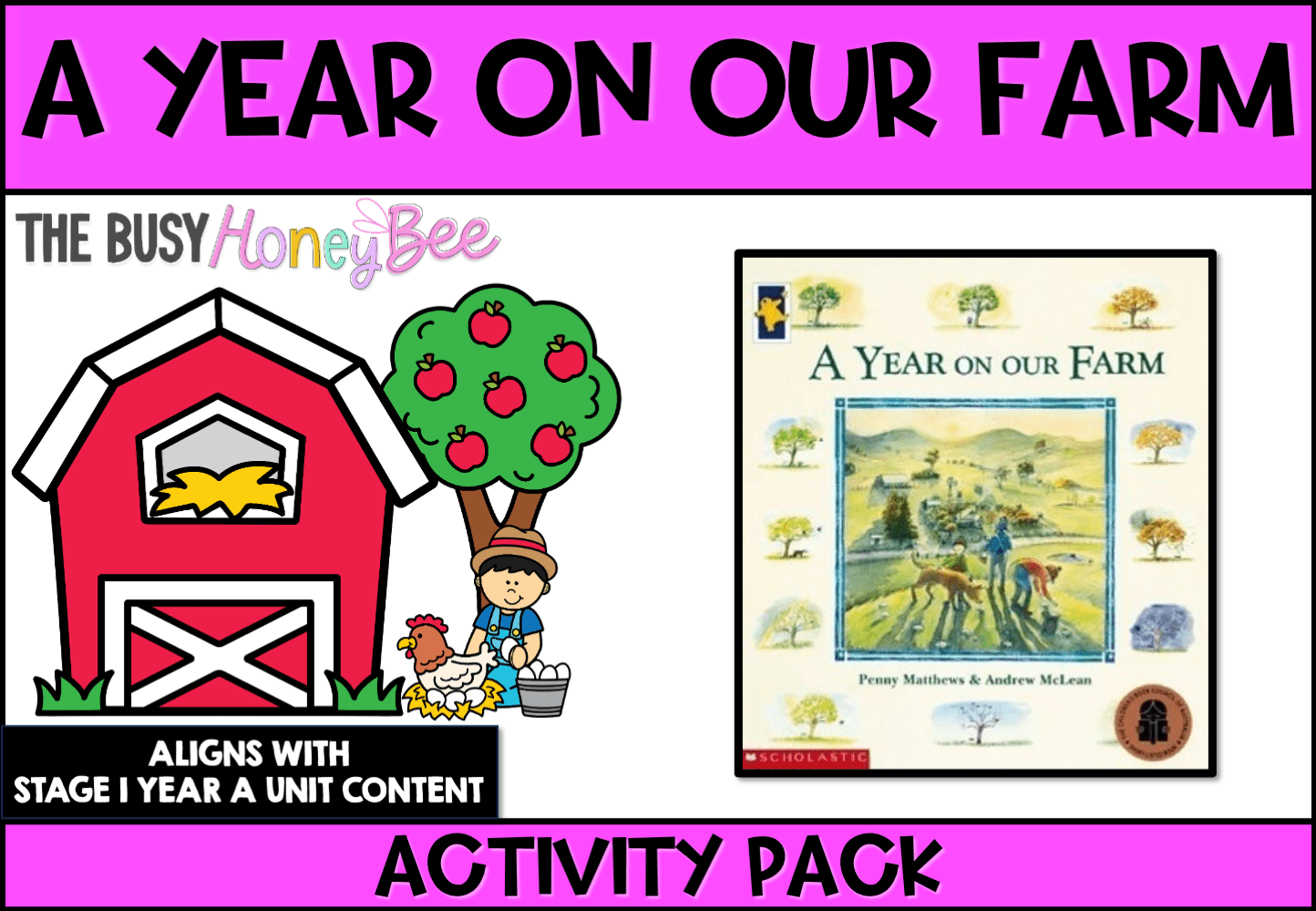 A Year on Our Farm Activity Pack -