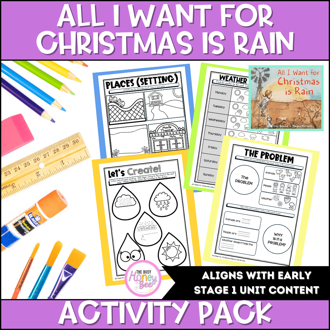 All I want for Christmas is Rain Activity Pack - Activity Pack