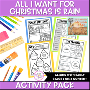 All I want for Christmas is Rain Activity Pack - Activity Pack