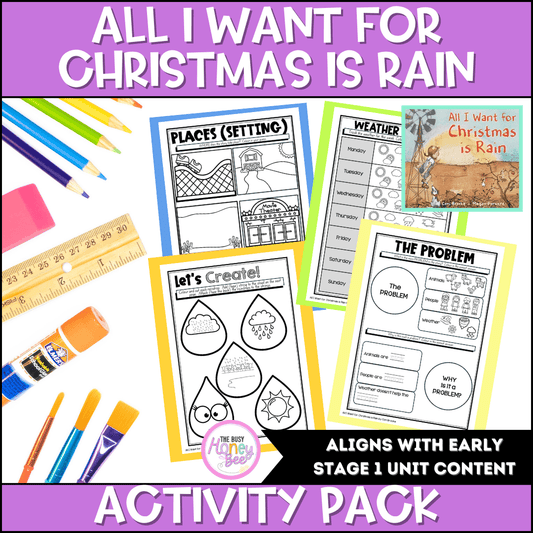 All I want for Christmas is Rain Activity Pack - Activity Pack