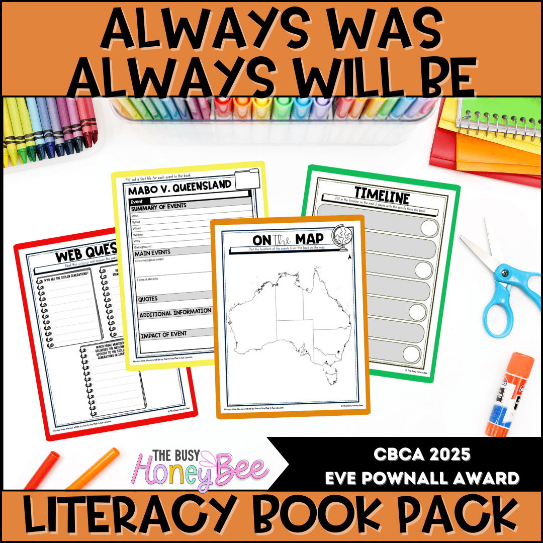 Always Was, Always Will Be by Aunty Fay Muir & Sue Lawson - CBCA 2025 - Literacy Book Pack - Activity Pack