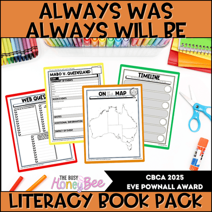 Always Was, Always Will Be by Aunty Fay Muir & Sue Lawson - CBCA 2025 - Literacy Book Pack - Activity Pack