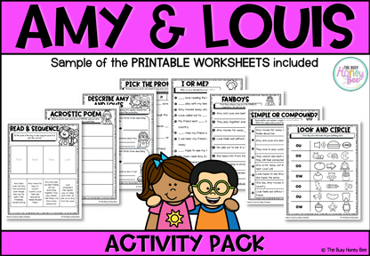 Amy & Louis Activity Pack -