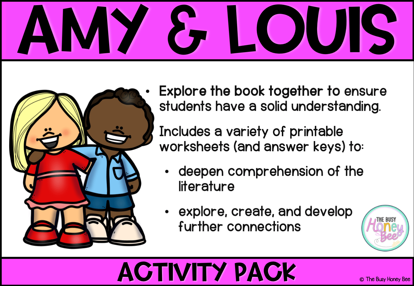 Amy & Louis Activity Pack -
