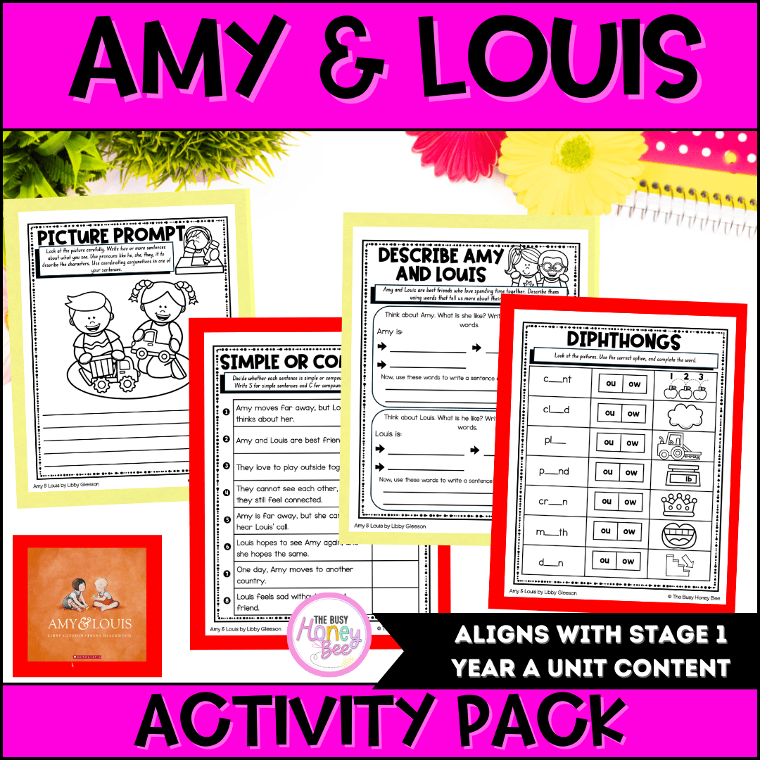 Amy & Louis Activity Pack -
