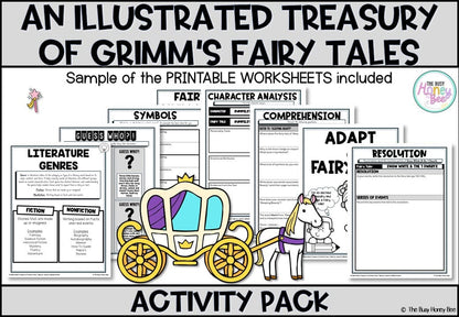 An Illustrated Treasury of Grimm's Fairy Tales Activity Pack - Activity Pack