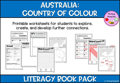 Australia Country of Colour - CBCA 2024 - Literacy Book Pack - Activity Pack