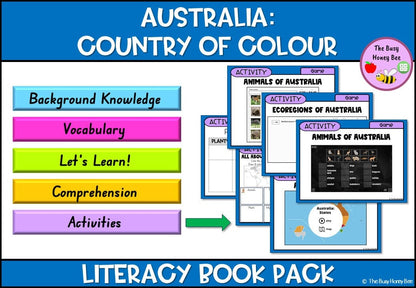 Australia Country of Colour - CBCA 2024 - Literacy Book Pack - Activity Pack