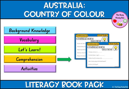 Australia Country of Colour - CBCA 2024 - Literacy Book Pack - Activity Pack