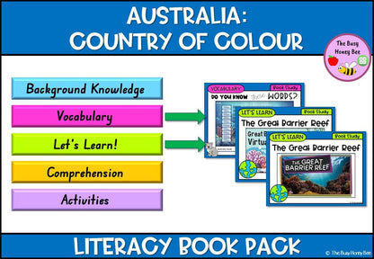 Australia Country of Colour - CBCA 2024 - Literacy Book Pack - Activity Pack