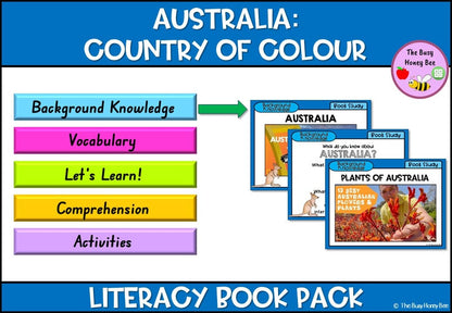 Australia Country of Colour - CBCA 2024 - Literacy Book Pack - Activity Pack