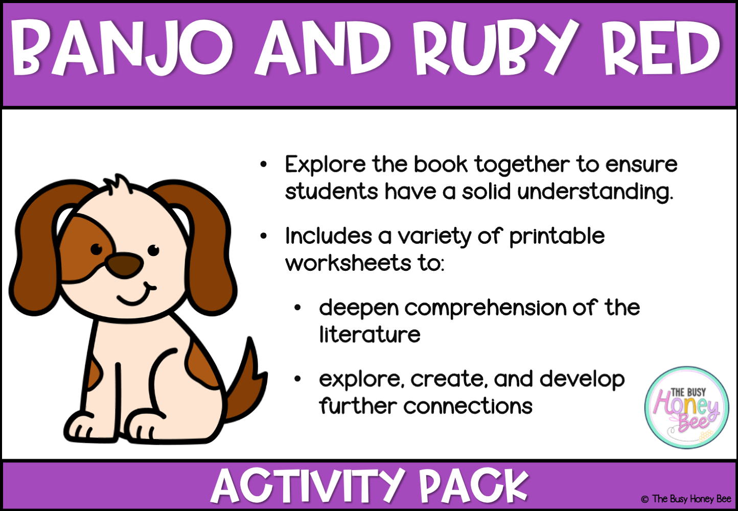 Banjo and Ruby Red by Libby Gleeson Activity Pack - Activity Pack