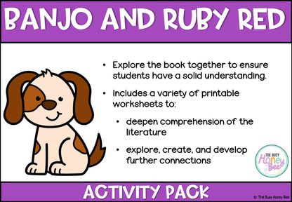 Banjo and Ruby Red by Libby Gleeson Activity Pack - Activity Pack