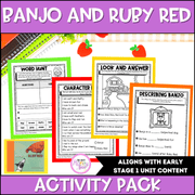Banjo and Ruby Red by Libby Gleeson Activity Pack - Activity Pack