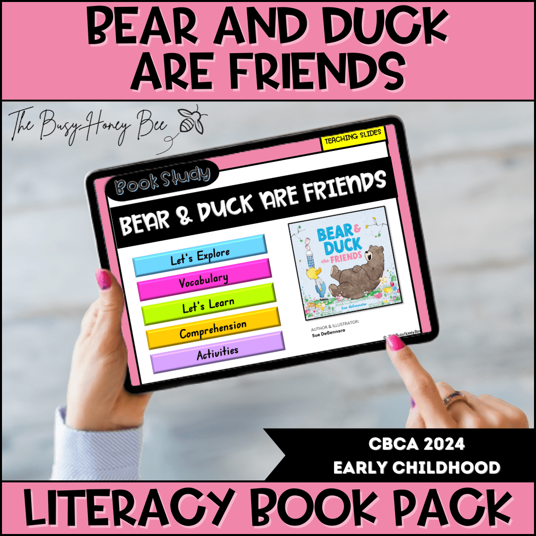 Bear and Duck are Friends - CBCA 2024 - Literacy Book Pack - Activity Pack