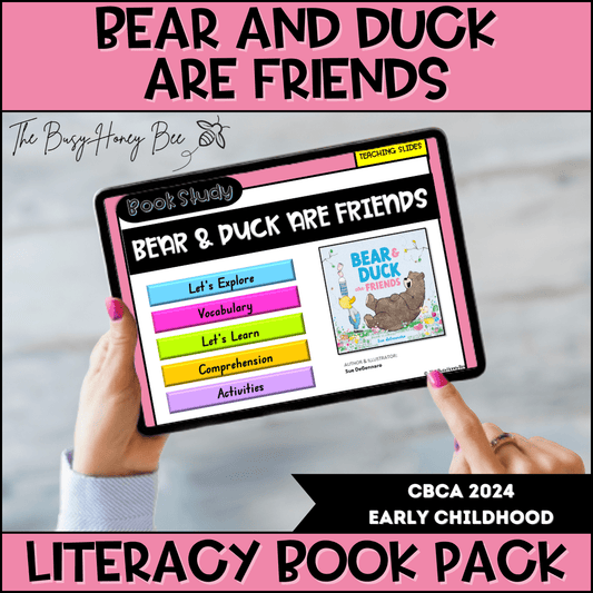 Bear and Duck are Friends - CBCA 2024 - Literacy Book Pack - Activity Pack