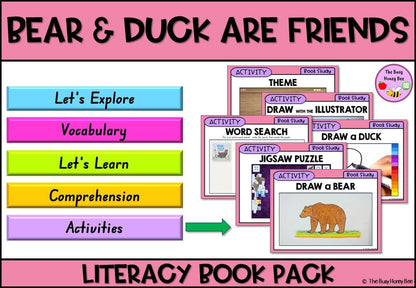 Bear and Duck are Friends - CBCA 2024 - Literacy Book Pack - Activity Pack