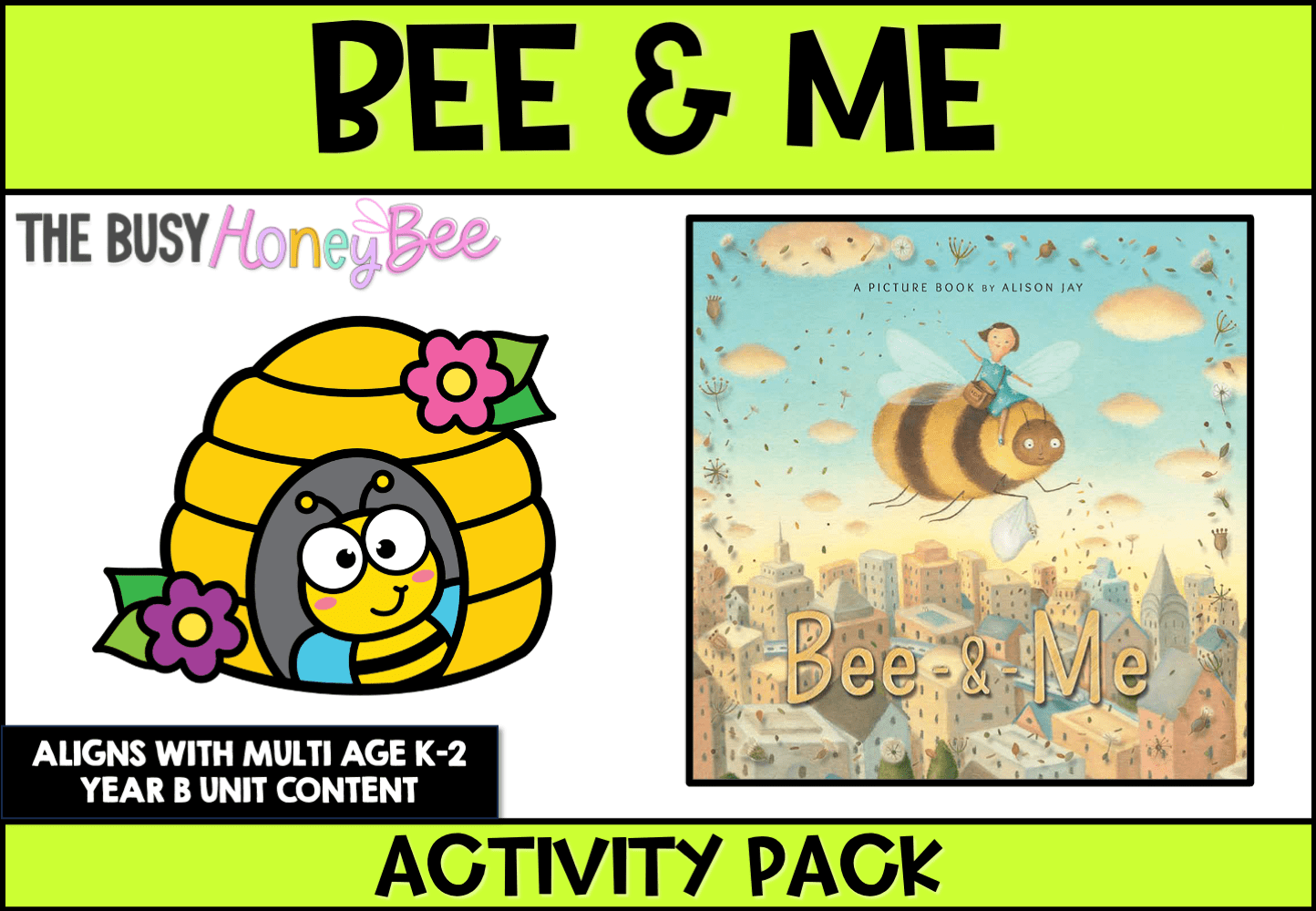 Bee & Me by Alison Jay Activity Pack -