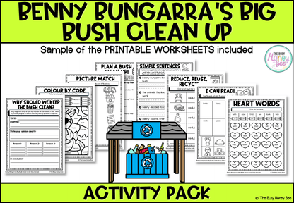 Benny Bungarra’s Big Bush Clean-Up Activity Pack - Activity Pack