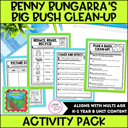 Benny Bungarra’s Big Bush Clean-Up Activity Pack - Activity Pack