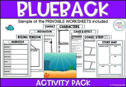 Blueback by Tim Winton Activity Pack -