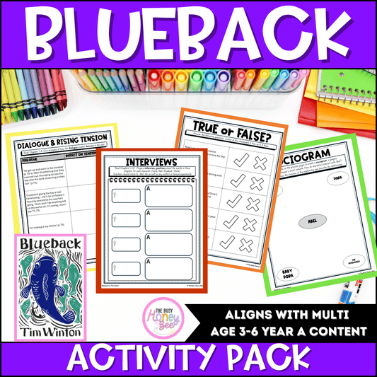 Blueback by Tim Winton Activity Pack -