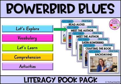Bowerbird Blues - CBCA 2024 - Literacy Book Pack - Activity Pack