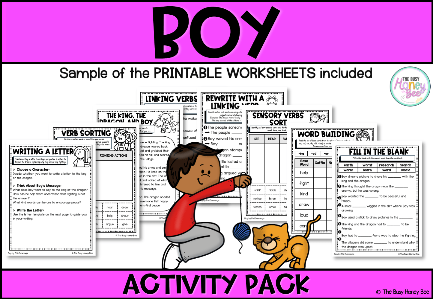 Boy by Phil Cummings Activity Pack - Activity Pack