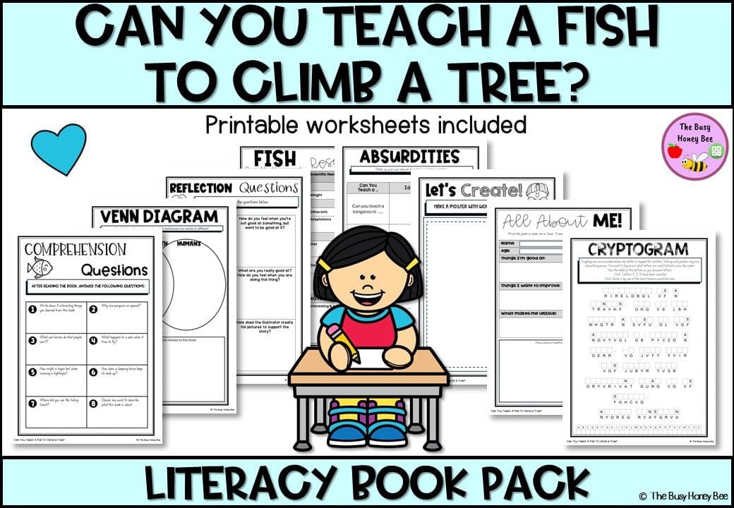 Can you Teach a Fish to Climb - CBCA 2024 - Literacy Book Pack - Activity Pack