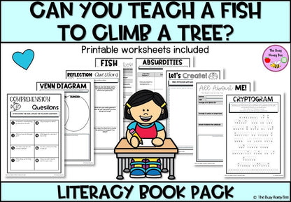 Can you Teach a Fish to Climb - CBCA 2024 - Literacy Book Pack - Activity Pack