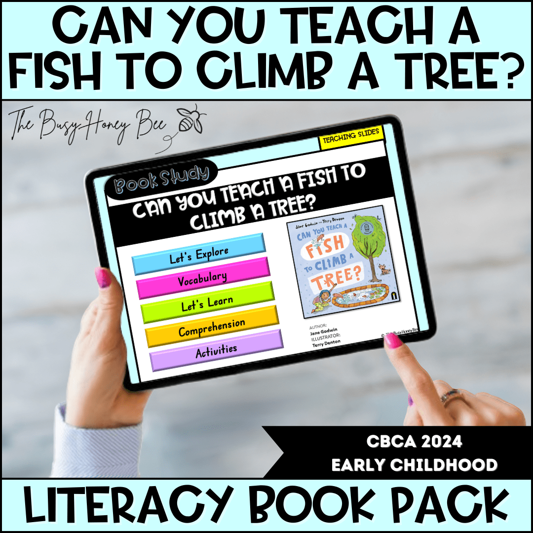 Can you Teach a Fish to Climb - CBCA 2024 - Literacy Book Pack - Activity Pack