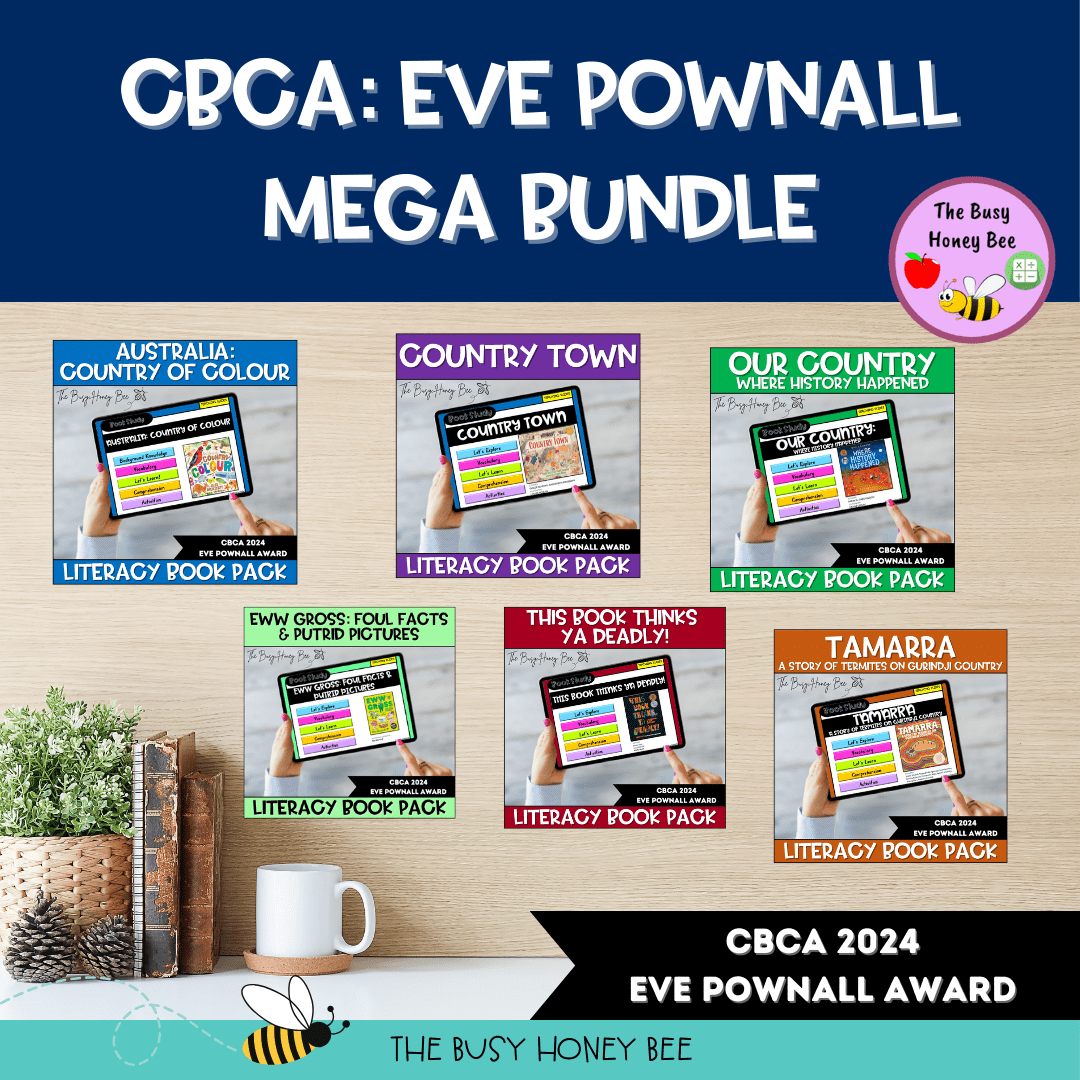 CBCA 2024 - Eve Pownall Category - Literacy Book Pack MEGA Bundle - Activity Pack
