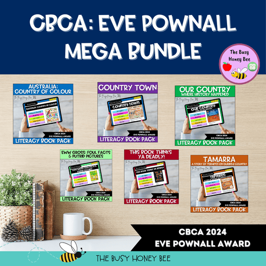 CBCA 2024 - Eve Pownall Category - Literacy Book Pack MEGA Bundle - Activity Pack