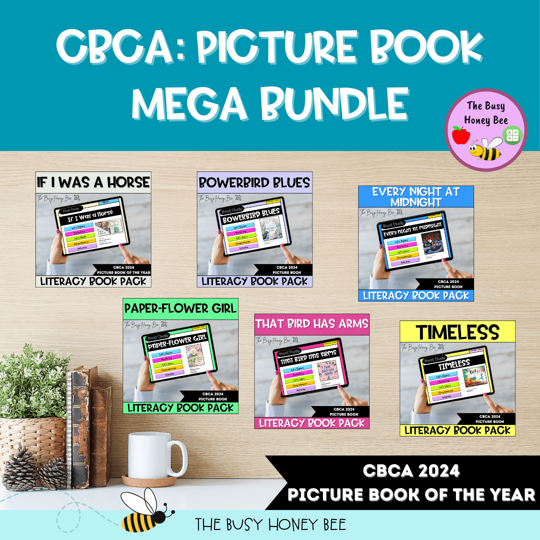 CBCA 2024 - Picture Book of the Year Category - Literacy Book Pack MEGA Bundle - Activity Pack