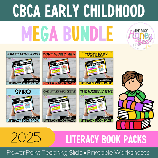 CBCA 2025 - Early Childhood Category - Literacy Book Pack MEGA Bundle - Activity Pack