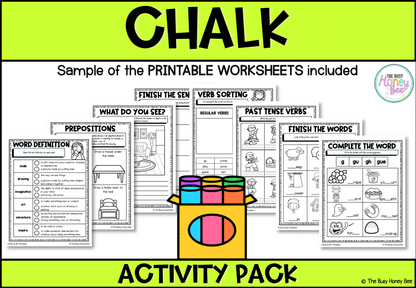 Chalk by Bill Thomson Activity Pack -
