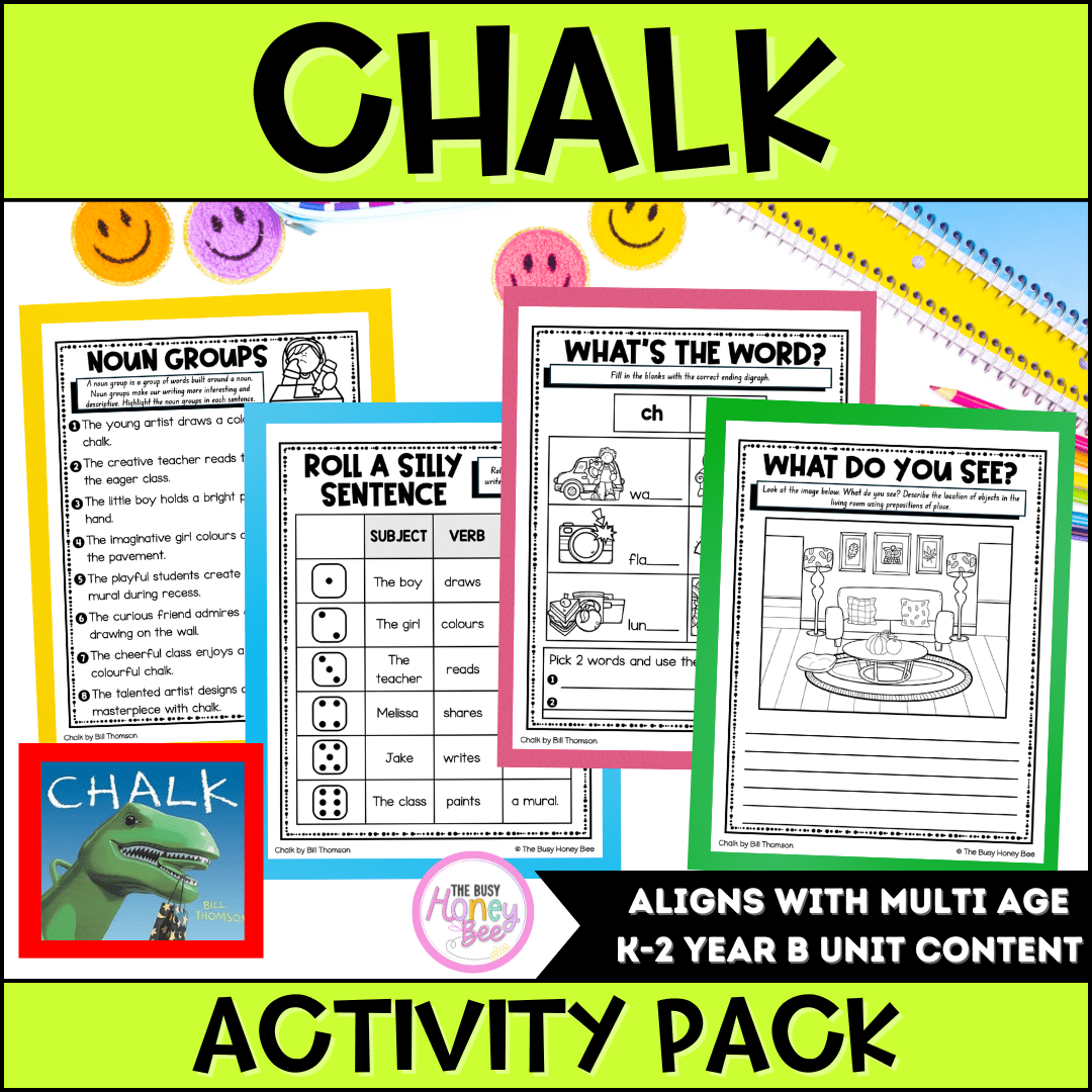 Chalk by Bill Thomson Activity Pack -