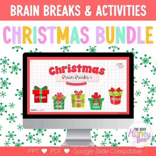 Christmas Brain Breaks and Activities CHRISTMAS Bundle -