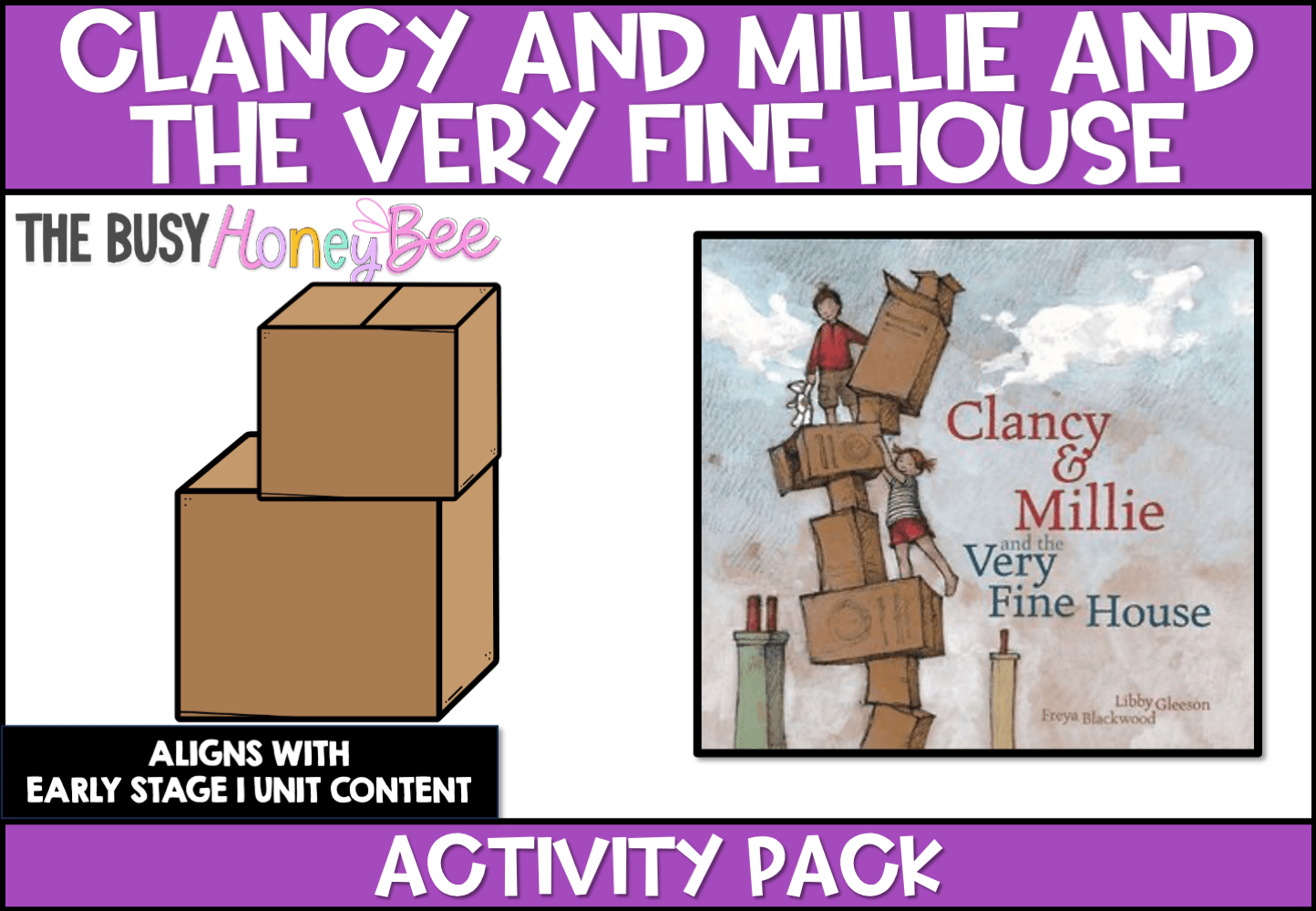 Clancy and Millie and the Very Fine House by Libby Gleeson Activity Pack - Activity Pack